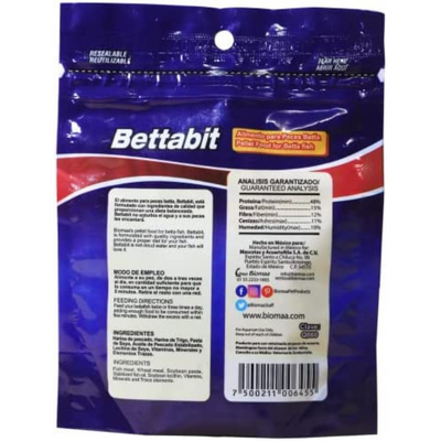 Alimento para Peces Betta Bettabite de 50 Gramos