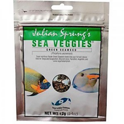 Alimento para Peces Alga Verde importado Sea Veggies 12 Gr.