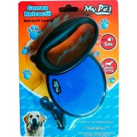 Correa para Perro Retractil Azul  5 Metros