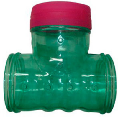 Union Plastica para Jaulas en Forma de  