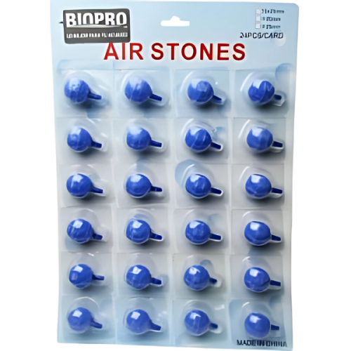 Paquete de Piedras Aireadoras 2.5 X 2.5 Centimetros Redondas 24 Piezas. 