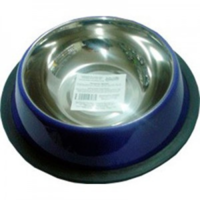 Comedero de Acero Inoxidable Color Azul  960 Mililitros