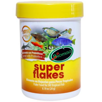 Alimento para Peces Tropicales Super Flakes 20 Gramos