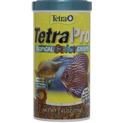 Alimento para Peces tropicales  Tetrapro Color Crisp 210 Gramos
