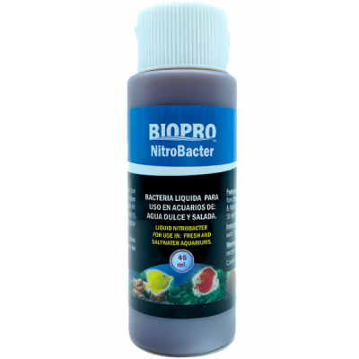 Acondicionador Nitro Bacteria Viva para Acuarios 40 Mililitros