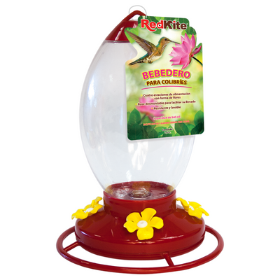 Alimentador para Colibris 4 Estaciones de Alimentacion Transparente