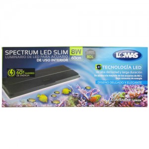 Lampara para Acuario Led Slim 6 Watts. 60 Centimetros. 
