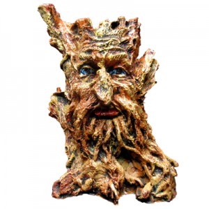 Adorno de Resina Tronco Zeuz de 11 X 11 x 14 Centimetros